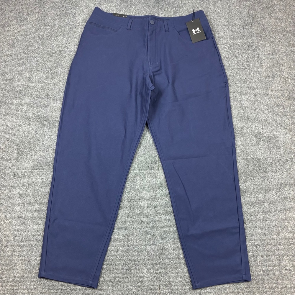 Under Armour UA Unstoppable Dia Pants Womens Size 16 Navy Blue NWT NEW MSRP $130